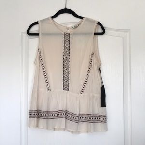 Nordstrom ivory/beige blouse